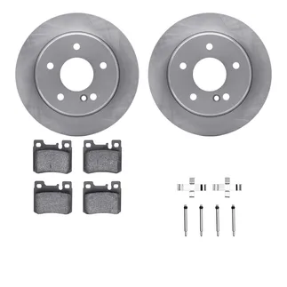 R1 Concepts WFWH1-63059 E- Line Series Brake Rotor W/ Ceramic Brake Pads & Hdw